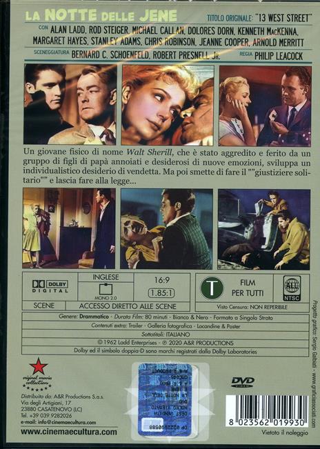 La notte delle jene (DVD) di Philip Leacock - DVD - 2