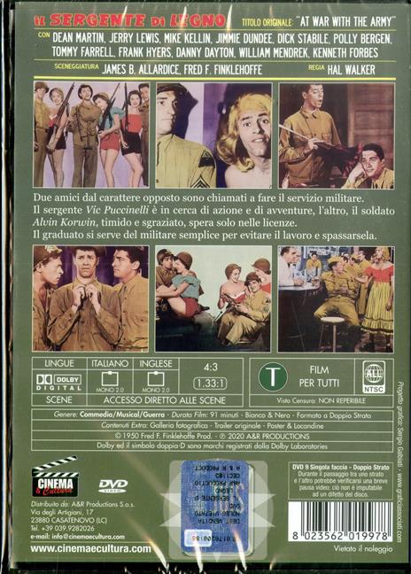 Il sergente di legno (DVD) di Hal Walker - DVD - 2