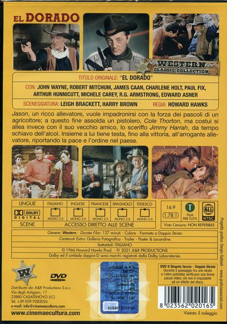 El Dorado (DVD) di Howard Hawks - DVD - 2