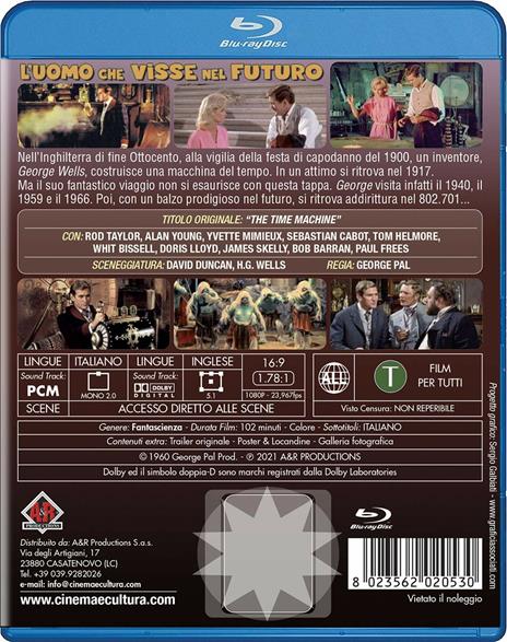 L' uomo che visse nel futuro (Blu-ray) di George Pal - Blu-ray - 2