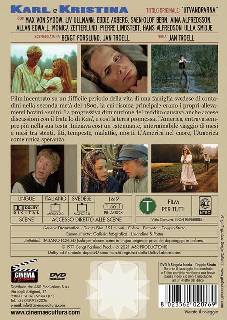 Karl e Kristina (DVD) di Jan Troell - DVD - 2