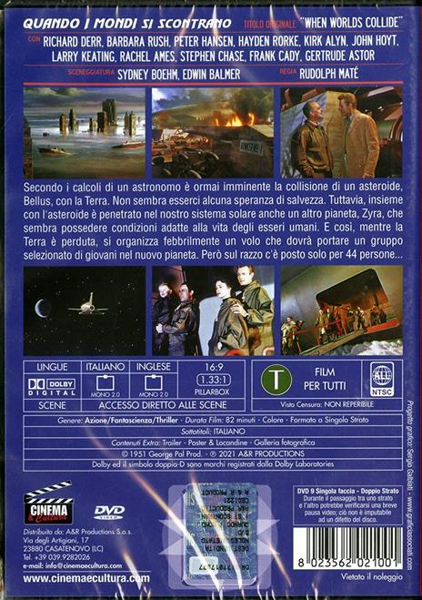 Quando i mondi si scontrano (DVD) di Rudolph Matè - DVD - 2