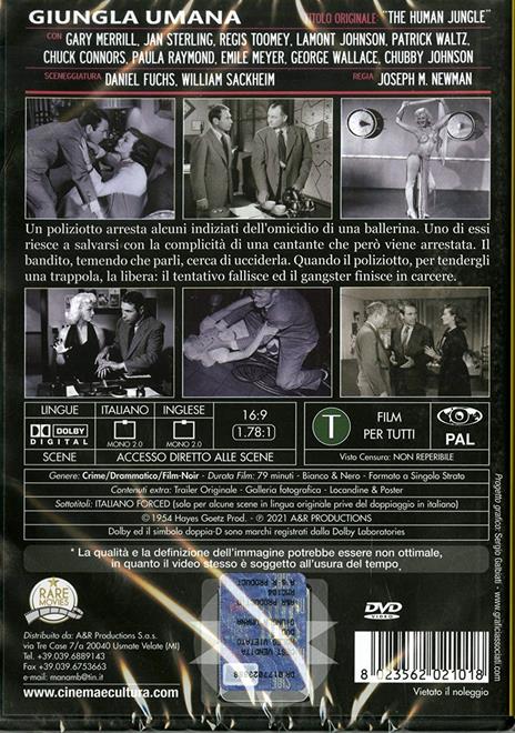 Giungla umana (DVD) di Joseph M. Newman - DVD - 2