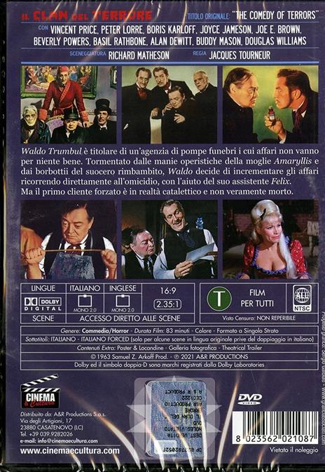 Il il clan del terrore (DVD) di Jacques Tourneur - DVD - 2