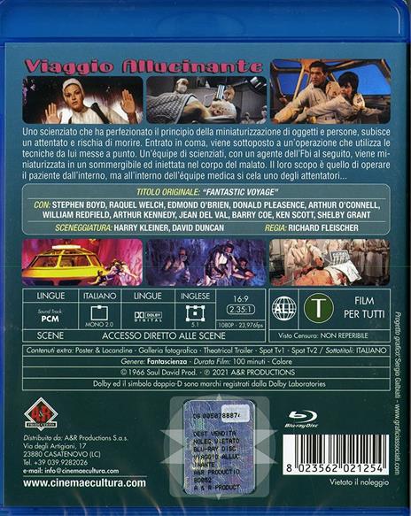 Viaggio allucinante (Blu-ray) di Richard Fleischer - Blu-ray - 2