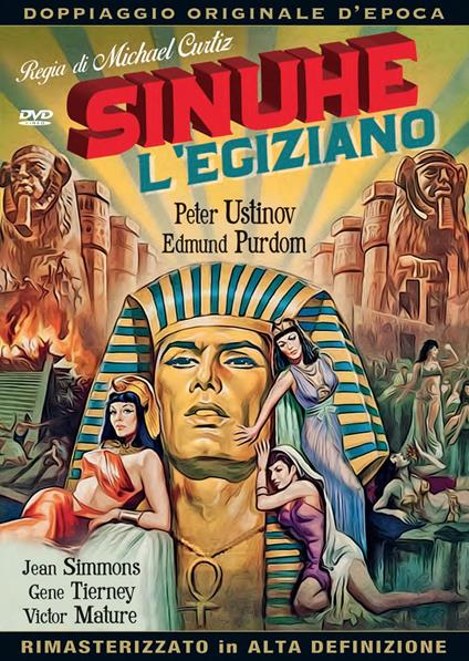 Sinhuè l'egiziano (DVD) di Michael Curtiz - DVD