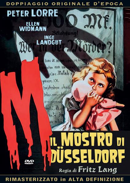 M il mostro di Dusseldorf + M (remake 1951)  (2 DVD) di Fritz Lang - DVD