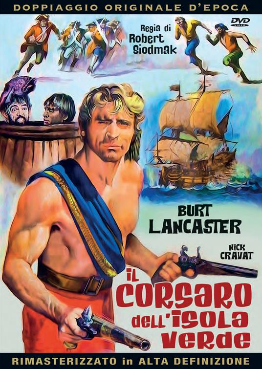 Il corsaro dell'isola verde  (DVD) di Robert Siodmak - DVD