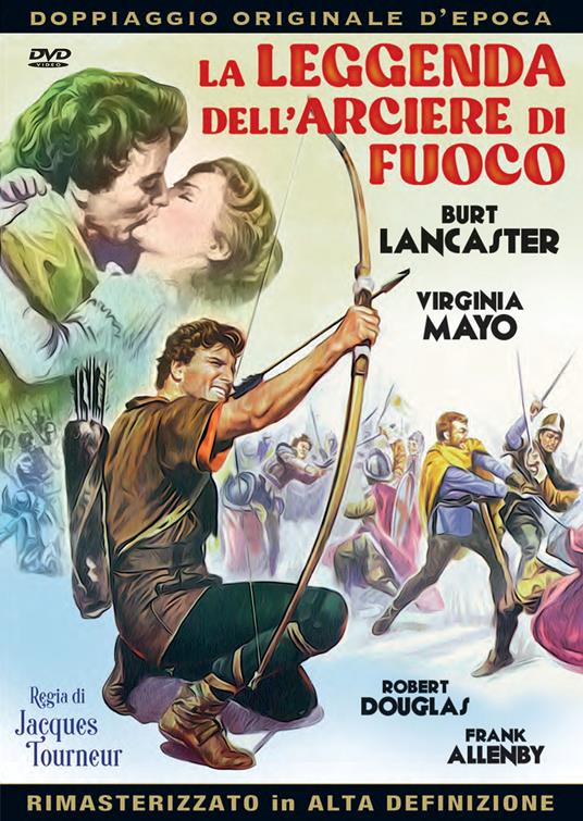 La leggenda dell'arciere di fuoco (DVD) di Jacques Tourneur - DVD