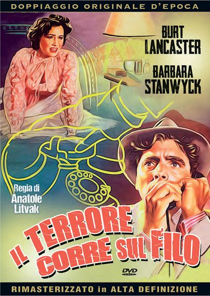 Il terrore corre sul filo (DVD) di Anatole Litvak - DVD
