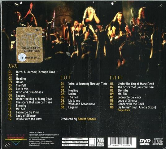 One Night in Tokyo (Digipack) - CD Audio + DVD di Secret Sphere - 2