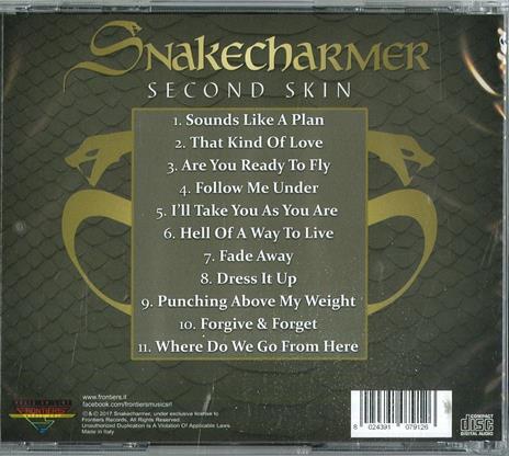 Second Skin - CD Audio di Snakecharmer - 2