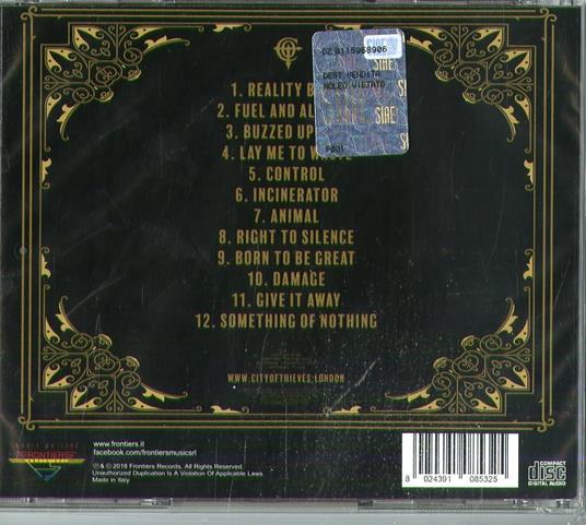 Beast Reality - CD Audio di City of Thieves - 2