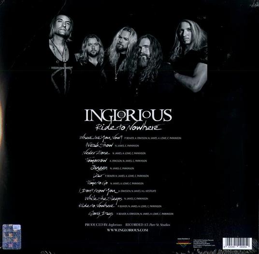 Ride to Nowhere - Vinile LP di Inglorious - 2