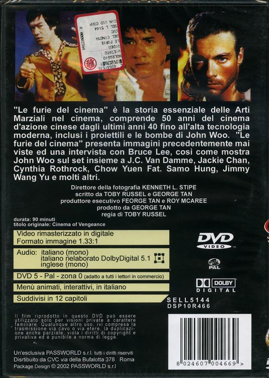 Le furie del cinema di Toby Russel - DVD - 2