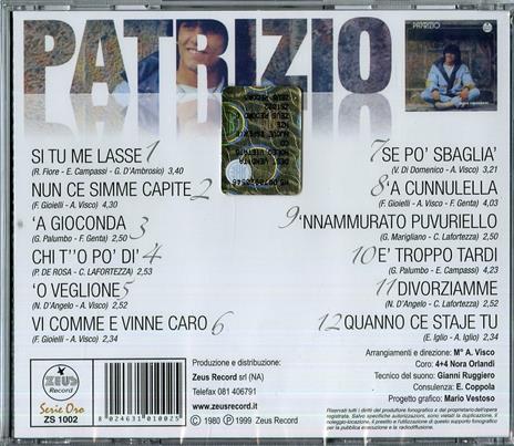 Nuova Esperienze - CD Audio di Patrizio - 2