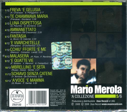 Fantasia. La Collezione - CD Audio di Mario Merola - 2
