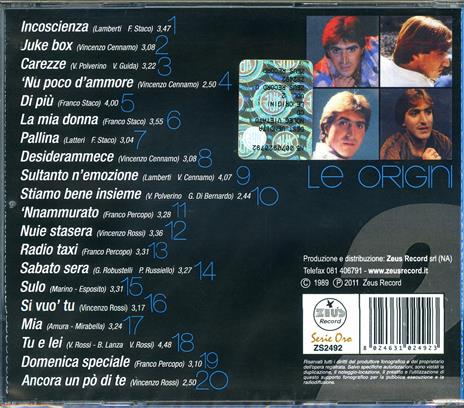 Le Origini vol.2 - CD Audio di Franco Calone - 2