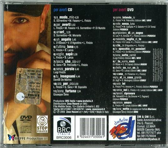 Per averti - CD Audio + DVD di Gigi Finizio - 2