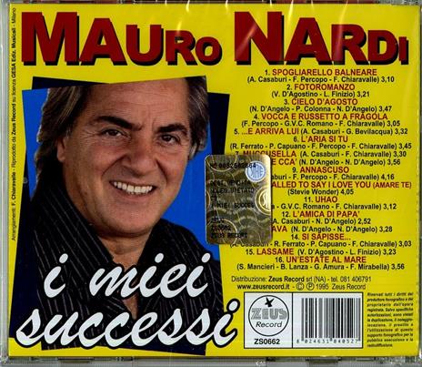 I Miei Successi - CD Audio di Mauro Nardi - 2