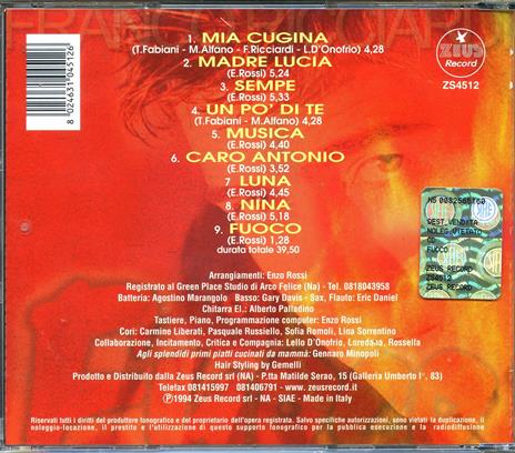 Fuoco - CD Audio di Franco Ricciardi - 2
