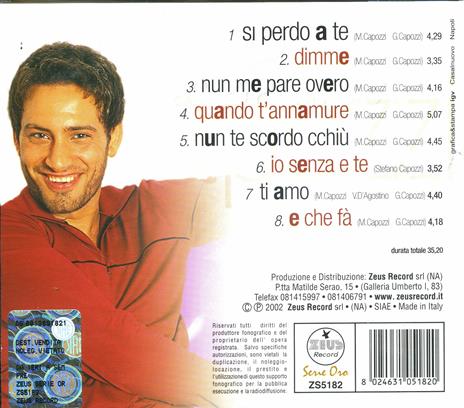 Da Ieri a Sempre Raccolta - CD Audio di Gianluca Capozzi - 2