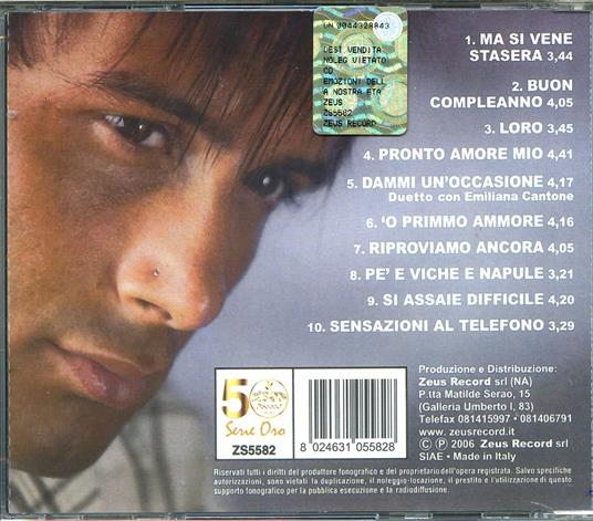 Emozioni Della Nostra Età - CD Audio di Alessio - 2