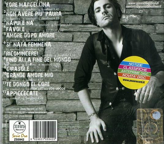 Per La Mia Città - Un'attrazione Fatale) - CD Audio di Gianni Fiorellino - 2