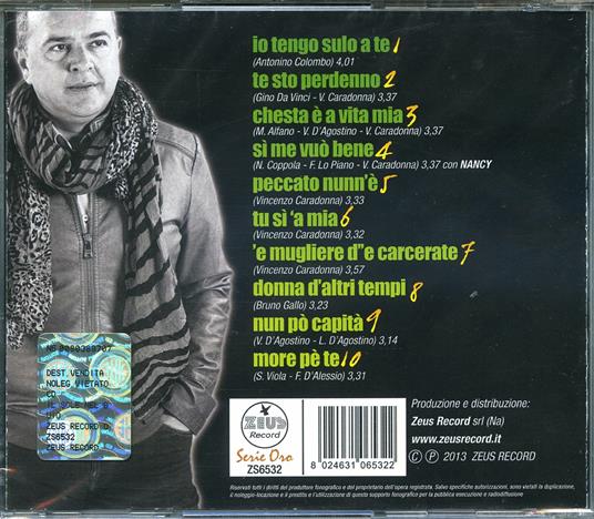 Il Sole Nel Buioso - CD Audio di Enzo Caradonna - 2