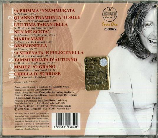 Brivido Nuovo Omaggio a Napoli - CD Audio di Raffaella De Simone - 2