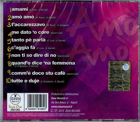 Amo' Amo' - CD Audio di Mauro Nardi - 2