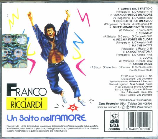 Un Salto Nell'amore - CD Audio di Franco Ricciardi - 2
