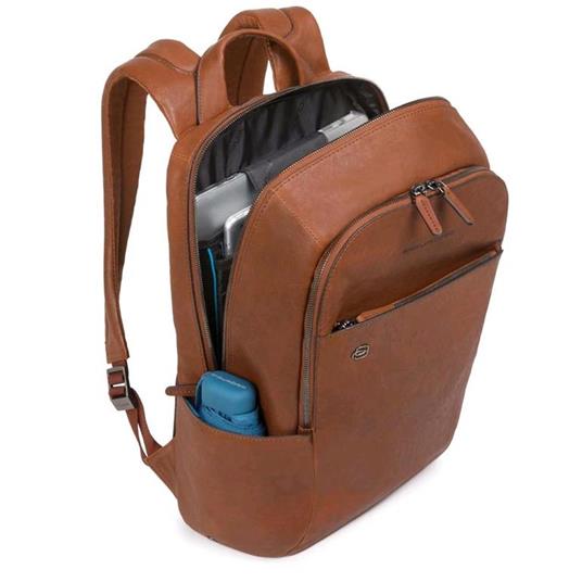 Piquadro Zaino Porta Pc Black Square Cuoio - Piquadro - Idee regalo | IBS