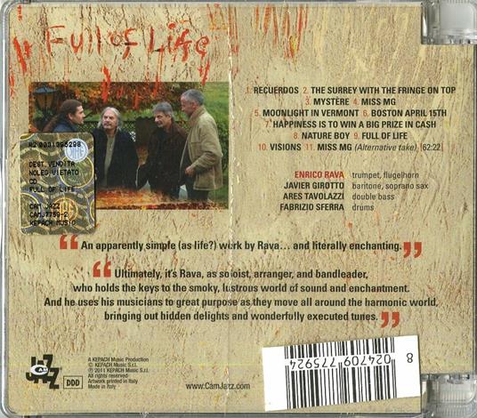 Full of Life - CD Audio di Enrico Rava - 2