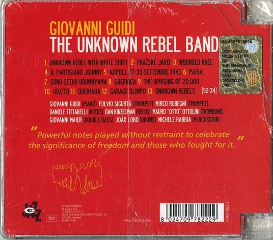 The Unknown Rebel Band - CD Audio di Giovanni Guidi - 2