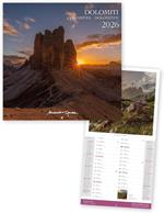 Calendario Da Parete Dolomiti 2026 30x30 Centimetri By Akena DO26LP