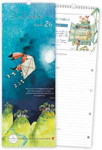 Cartoleria DS: CALENDARIO SPIRALE Disegnata 2026 Akena
