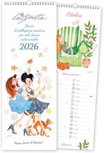 Calendario Spiralato da Muro LeStordite 2026 16x45 Centimetri LE26SP