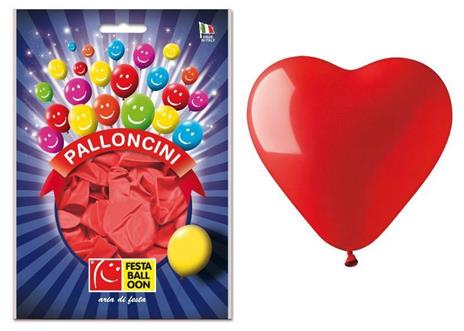 Palloncino Cuore Rosso 14 pezzi