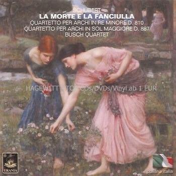 La Morte E La Fanciulla - CD Audio di Franz Schubert