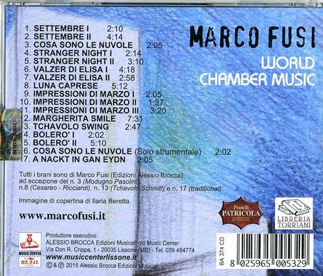 World Chamber Music - CD Audio di Marco Fusi - 2