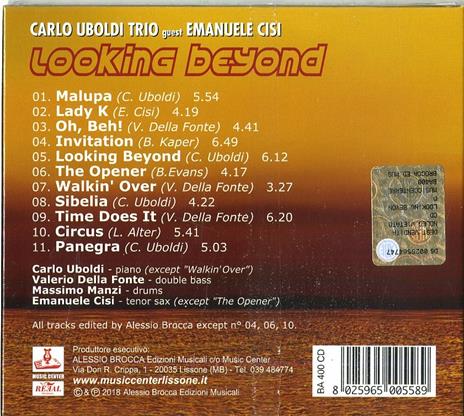 Looking Beyond - CD Audio di Emanuele Cisi,Carlo Uboldi - 2