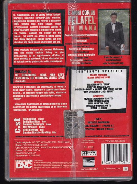 E morì con un Felafel in mano di Richard Lowenstein - DVD - 2