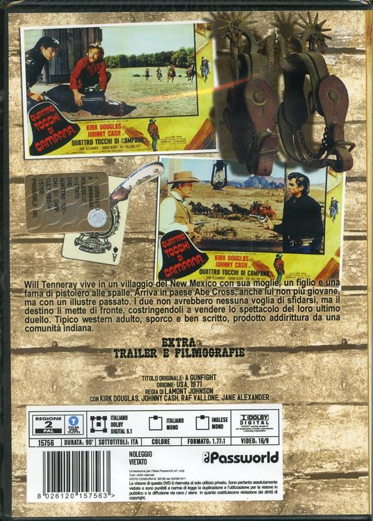 Quattro tocchi di campana DVD Film di Lamont Johnson Avventura IBS