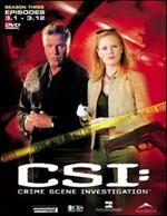 CSI. Crime Scene Investigation. Stagione 3. Vol. 1 (3 DVD)