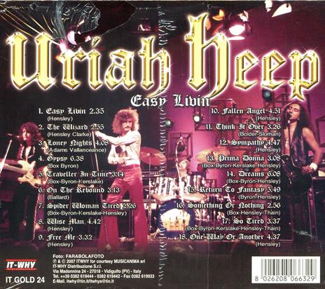 Easy Livin' - CD Audio di Uriah Heep - 2