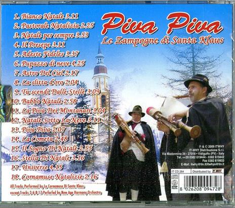 Piva piva. Le zampogne di Santa Klaus - CD Audio - 2