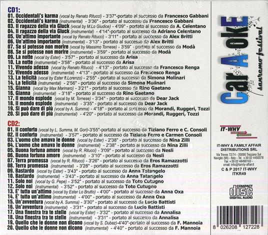 Caraoke Sanremo - CD Audio - 2
