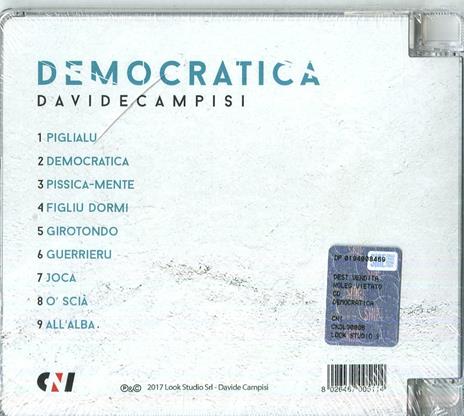 Democratica - CD Audio di Davide Campisi - 2