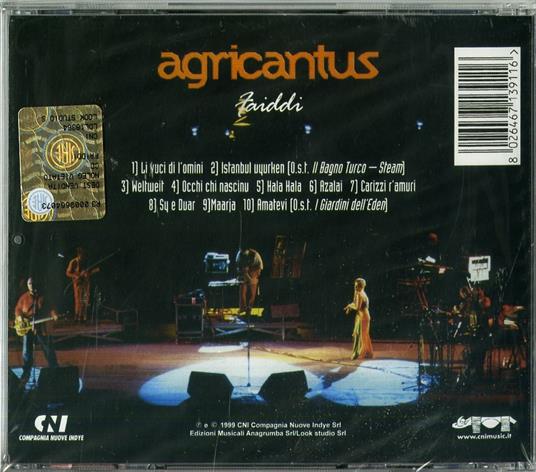 Faiddi - CD Audio di Agricantus - 2